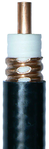 7/8″ radiating “leaky” feeder coaxial cable, low smoke, halogen free, fire retardant, 50 Ohm – 500m roll